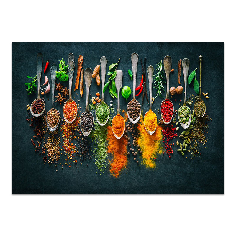 Πίνακας σε καμβά Spices Megapap ψηφιακής εκτύπωσης 70x50x3εκ.