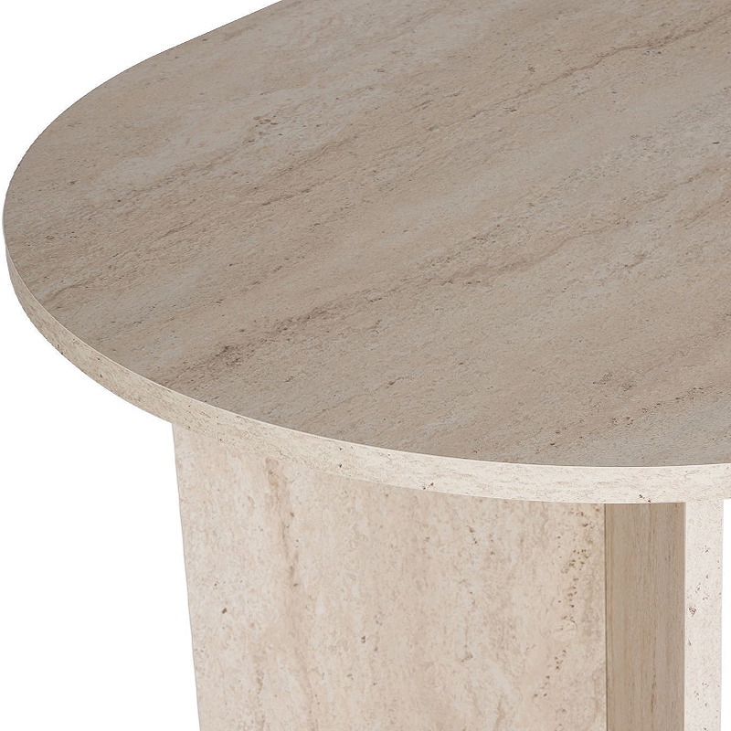 Τραπέζι Sablin Megapap χρώμα travertine 180x89,5x75εκ.