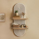Ραφιέρα τοίχου Artwill Megapap Mdf χρώμα λευκό - oak 26x13x70εκ. Ραφιέρα τοίχου Artwill Megapap Mdf χρώμα λευκό - oak 26x13x70εκ.