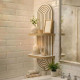 Ραφιέρα τοίχου Artwill Megapap Mdf χρώμα λευκό - oak 26x13x70εκ. Ραφιέρα τοίχου Artwill Megapap Mdf χρώμα λευκό - oak 26x13x70εκ.