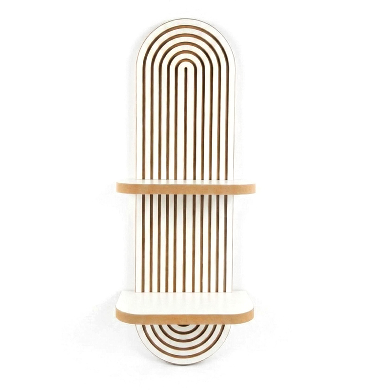 Ραφιέρα τοίχου Artwill Megapap Mdf χρώμα λευκό - oak 26x13x70εκ. Ραφιέρα τοίχου Artwill Megapap Mdf χρώμα λευκό - oak 26x13x70εκ.