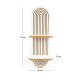 Ραφιέρα τοίχου Artwill Megapap Mdf χρώμα λευκό - oak 26x13x70εκ. Ραφιέρα τοίχου Artwill Megapap Mdf χρώμα λευκό - oak 26x13x70εκ.