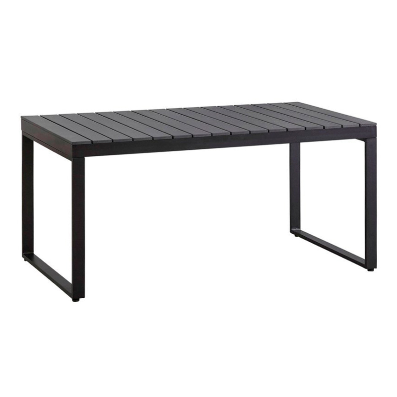 Τραπέζι κήπου Poseidon Megapap μεταλλικό - μασίφ ξύλο χρώμα μαύρο 150x82x75εκ. Τραπέζι κήπου Poseidon Megapap μεταλλικό - μασίφ ξύλο χρώμα μαύρο 150x82x75εκ.