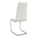 Σετ τραπεζαρία 5τμχ Darlen - Vela Megapap χρώμα sencron black - λευκό 125x72x74εκ.