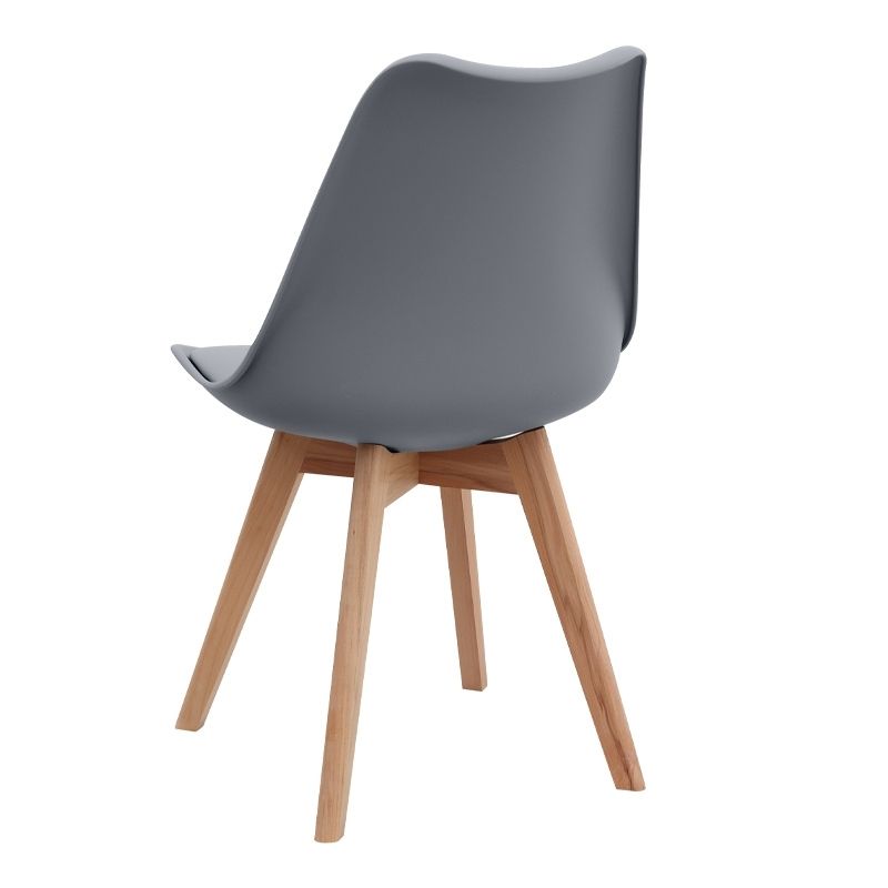 Σετ τραπεζαρία 5τμχ Xana - Viva Megapap χρώμα sepet oak - γκρι Ø90x77,5εκ.