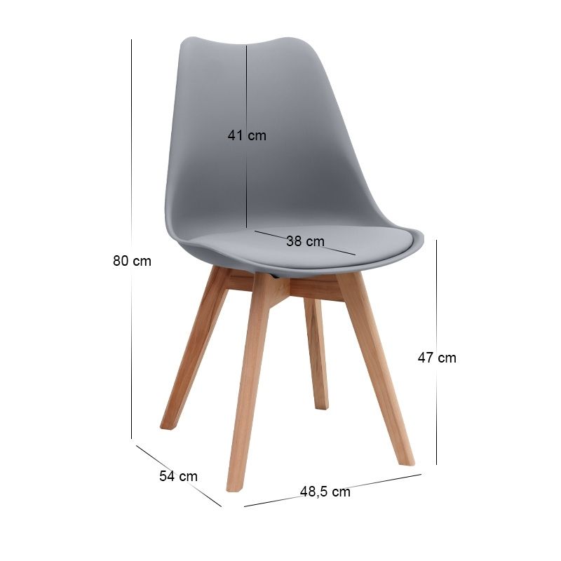 Σετ τραπεζαρία 5τμχ Xana - Viva Megapap χρώμα sepet oak - γκρι Ø90x77,5εκ.