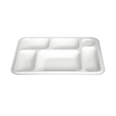 Δίσκος 6 θέσεων 41x32cm Λευκός - SKU -409111