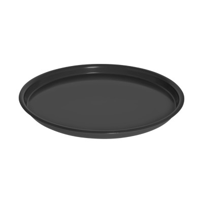 Δίσκος στρογγυλός Φ35cm Μαύρος  - SKU -407404