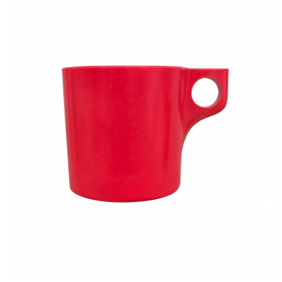 Κύπελλο Γάλακτος με λαβή 300mL Κόκκινο - SKU -409213