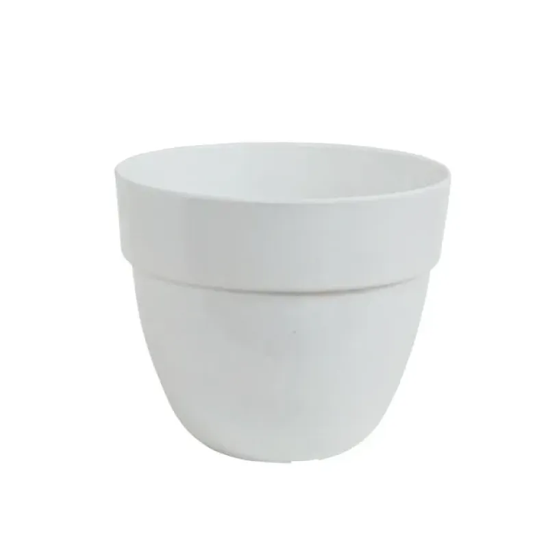 ΓΛΑΣΤΡΑ ΛΕΥΚΟ ΠΛΑΣΤΙΚΗ ORCHIDEA NOWA - Φ14x12.5cm