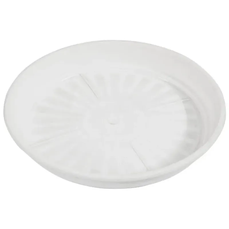 ΠΙΑΤΟ ΓΛΑΣΤΡΑΣ Φ43cm ΛΕΥΚΟ ΠΛΑΣΤΙΚΟ PODSTAWKI TERAKOTA