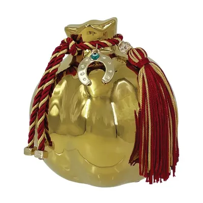 ΚΕΡΑΜΙΚΟ ΡΟΔΙ ΓΙΓΑΣ ΛΟΞΟ ΧΡΥΣΟ ΣΤΟΛΙΣΜΕΝΟ ΜΕ ΧΡΥΣΟ ΠΕΤΑΛΟ ΜΠΟΡΝΤΩ ΦΟΥΝΤΑ - Φ13x14cm 1/18ΚΙΒ