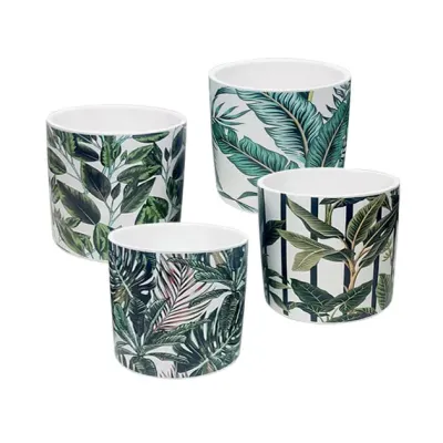 ΚΑΣΠΩ ΜΙΚΡΟ (4 ΣΧΕΔΙΑ ASS) ΨΗΦ. ΕΚΤΥΠΩΣΗ ΠΡΑΣΙΝA ΦΥΛΛΩΜΑΤΑ - Φ11.5x10.5cm 4/48ΚΙΒ