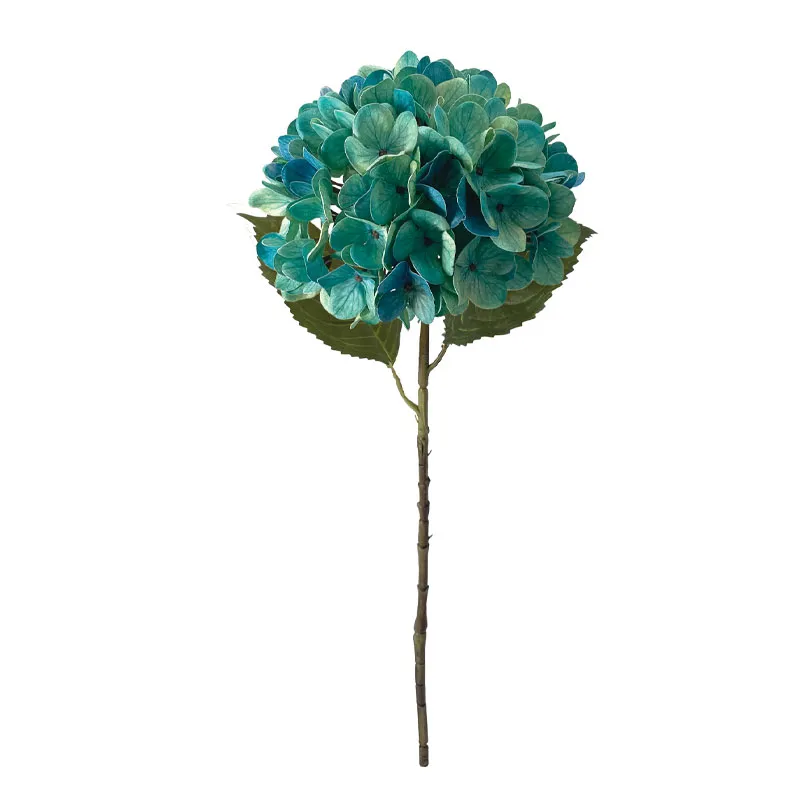 ΚΛΑΔΙ ΟΡΤΑΝΣΙΑΣ ΤΙΡΚΟΥΑΖ REAL TOUCH ΜΕ 2 ΦΥΛΛΑ - Φ22.5x55cm 24/240ΚΙΒ