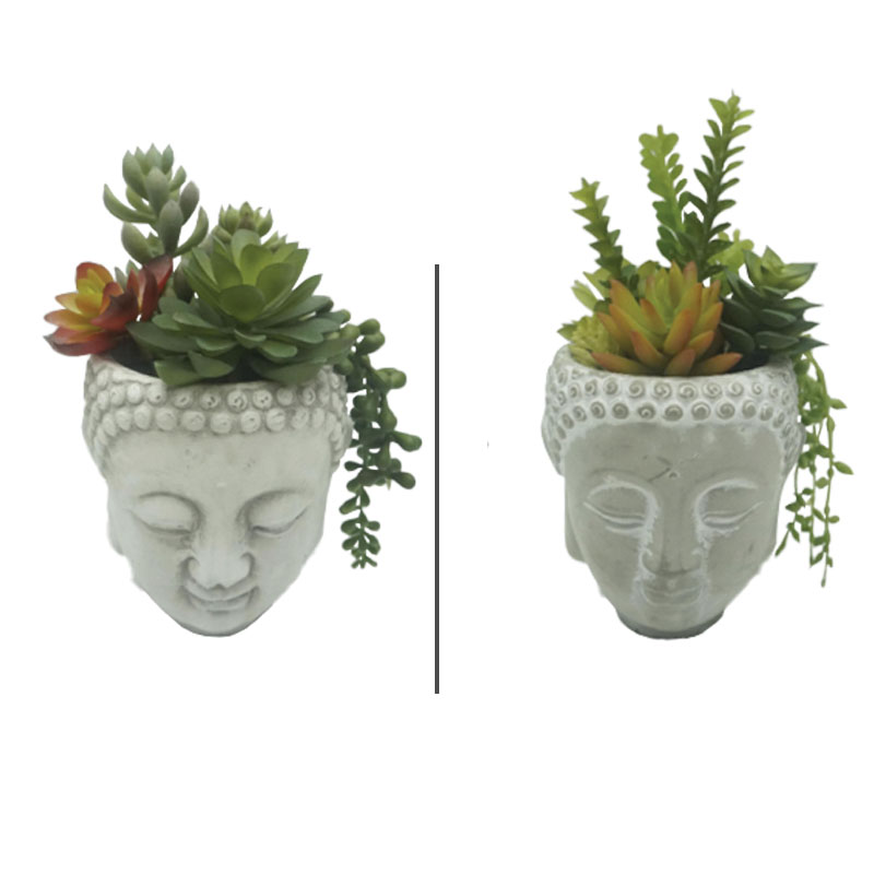 ΠΑΧΥΦΥΤΑ ΣΕ ΠΗΛΙΝΟ ΚΑΣΠΩ ΒΟΥΔΑΣ ΓΚΡΙ - 2 ΣΧΕΔΙΑ ASS - Φ12x20cm 4/24ΚΙΒ