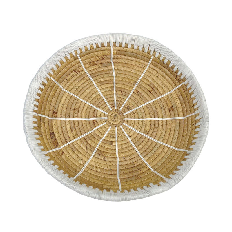 ΨΑΘΙΝΗ ΔΙΑΚΟΣΜΗΤΙΚΗ ΠΙΑΤΕΛΑ ΤΟΙΧΟΥ ΑΚΤΙΝΩΤΟ ΜΠΟΧΟ - Φ45x6cm 10/ΚΙΒ