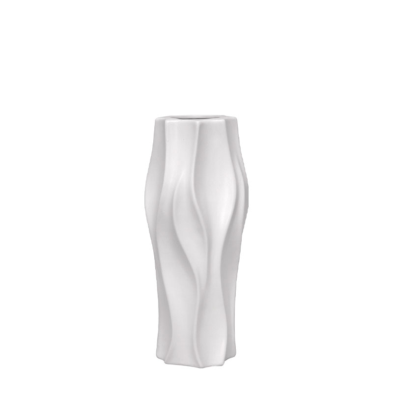 ΒΑΖΟ ΛΕΥΚΟ ΚΕΡΑΜΙΚΟ ΚΥΜΜΑΤΙΣΤΟ - 16x37.8cm 1/9ΚΙΒ