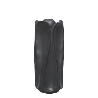 ΕΠΙΔΑΠΕΔΙΟ ΒΑΖΟ ΑΝΘΡΑΚΙ ΚΕΡΑΜΙΚΟ ΜΕ ΠΤΥΧΩΣΕΙΣ - 19x45.5cm 1/6ΚΙΒ