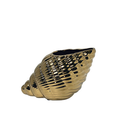 ΚΕΡΑΜΙΚΟ ΒΑΖΟ ΧΡΥΣΟ ΚΟΧΥΛΙ - 18x13x13cm 24/KIB