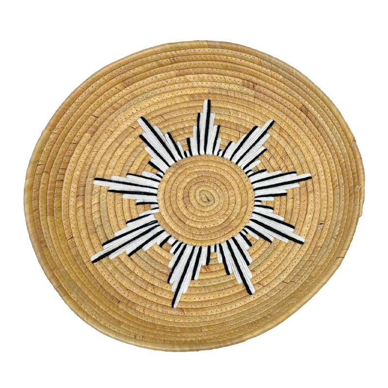 ΨΑΘΙΝΗ ΔΙΑΚΟΣΜΗΤΙΚΗ ΠΙΑΤΕΛΑ ΤΟΙΧΟΥ ΑΣΤΕΡΙ ΜΠΟΧΟ ΜΕΓΑΛΗ - Φ51x7cm 8/KIB