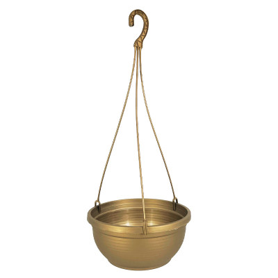 ΚΡΕΜΑΣΤΗ ΓΛΑΣΤΡΑ ΧΡΥΣΟ ΠΛΑΣΤΙΚΗ MISKA WISZACA - Φ22x11(50)cm 10/ΣΑΚ