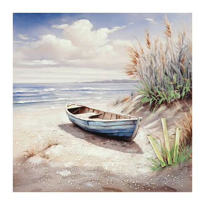 ΠΙΝΑΚΑΣ ΚΑΜΒΑΣ ΜΕ ΚΑΡΑΒΙ ΣΤΗΝ ΣΤΕΡΙΑ - 80x80cm 8/KIB