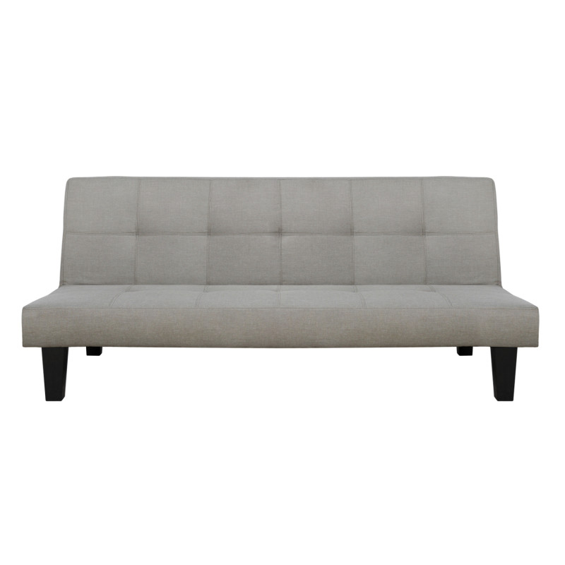 ΚΑΝΑΠΕΣ ΚΡΕΒΑΤΙ ODESSA HM3000.01 ΥΦΑΣΜΑ ΜΠΕΖ 179x80x79 εκ.