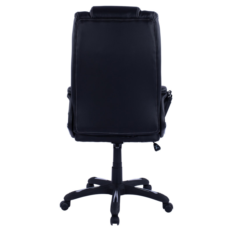 ΚΑΡΕΚΛΑ ΓΡΑΦΕΙΟΥ THORIN HM1050.01 ΜΕ MASSAGE ΜΑΥΡΗ HOMEMARKT 62x70x127Y εκ.