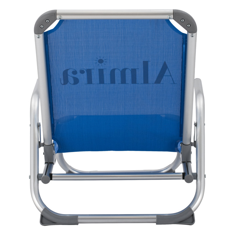 ΚΑΡΕΚΛΑΚΙ ΠΑΡΑΛΙΑΣ ΑΛΟΥΜINIOY ΒΑΡ.ΤΥΠΟΥ ΨΗΛΗ ΠΛΑΤΗ ALMIRA HM5053.01 ΜΠΛΕ 56x70x66Υεκ