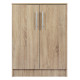ΠΑΠΟΥΤΣΟΘΗΚΗ ΝΤΟΥΛΑΠΙ EMERIE HM2206.02 SONAMA 60X40,5X80 εκ.