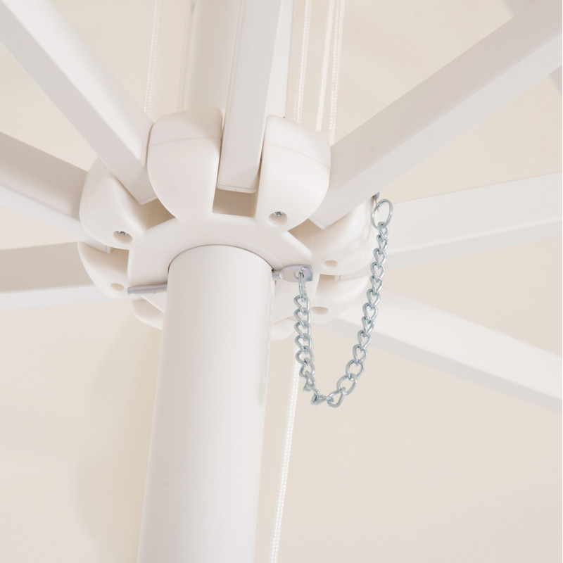 ΟΜΠΡΕΛΑ ΕΠΑΓΓEΛΜΑΤΙΚΗ ALU REGGIE 2.20x2.20x2.50m ΕΚΡΟΥ ΠΑΝΙ 8ΑΚΤΙΝΕΣ HM6013.01