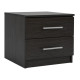 ΚΟΜΟΔΙΝΟ ΜΕΛΑΜΙΝΗΣ CHELSEA HM2220.01 ZEBRANO 48X40,5X41,5 εκ.