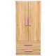 ΝΤΟΥΛΑΠΑ 2ΦΥΛΛΗ PLAYROOM SONAMA-ΡΟΖ HM335+HM336.02 80X50X180εκ.