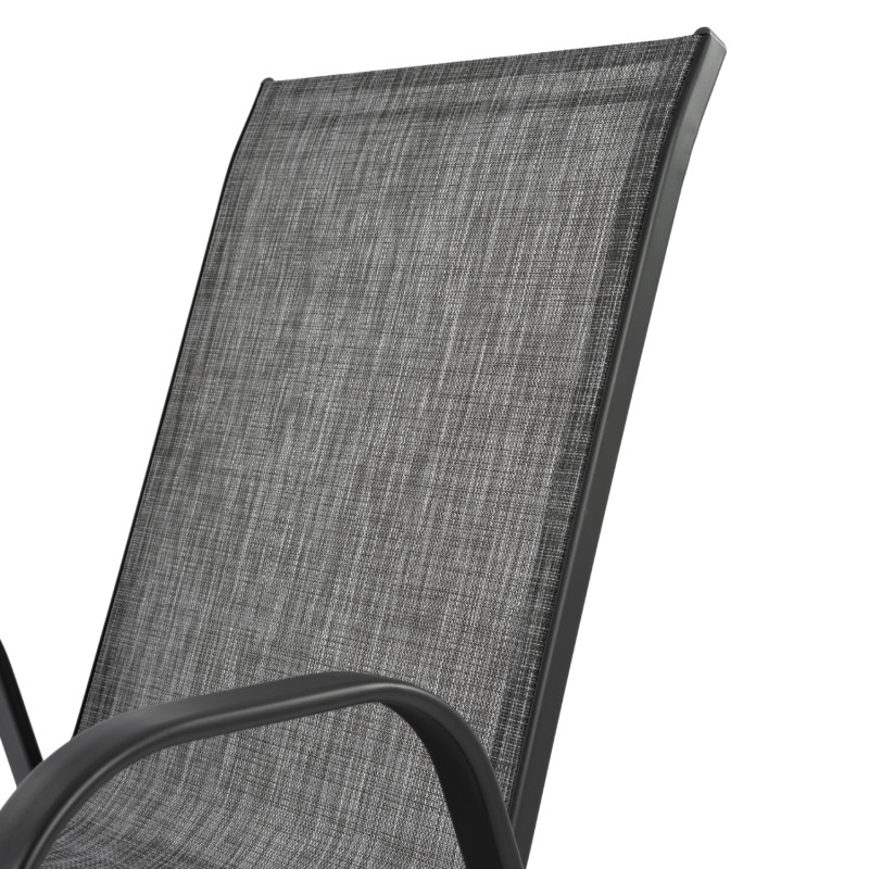 ΣΕΤ ΤΡΑΠΕΖΑΡΙΑ ΓΚΡΙ  ΜΕΤΑΛΛΙΚΗ 7ΤΜΧ ΜΕ 6ΚΑΡΕΚΛΕΣ ΚΑΙ ΤΡΑΠΕΖΙ 160Χ90 HM5206.01