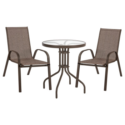 ΣΕΤ ΤΡΑΠΕΖΑΡΙΑ 3ΤΜΧ ΚΑΡΕΚΛΕΣ ΚΑΙ ΤΡΑΠΕΖΙ HM5181.02