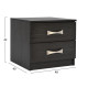ΚΟΜΟΔΙΝΟ ΜΕ 2 ΣΥΡΤΑΡΙΑ ΚΑΙ ΧΕΡΟΥΛΙ ASHLYN HM2235.01 ZEBRANO 48x40x42Yεκ.