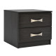 ΚΟΜΟΔΙΝΟ ΜΕ 2 ΣΥΡΤΑΡΙΑ ΚΑΙ ΧΕΡΟΥΛΙ ASHLYN HM2235.01 ZEBRANO 48x40x42Yεκ.