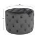 ΣΚΑΜΠΟ KASSIE ΓΚΡΙ ΒΕΛΟΥΔΟ ΤΥΠΟΥ CHESTERFIELD HM8406.01 Φ60x43Υ εκ. ΣΚΑΜΠΟ KASSIE ΓΚΡΙ ΒΕΛΟΥΔΟ ΤΥΠΟΥ CHESTERFIELD HM8406.01 Φ60x43Υ εκ.