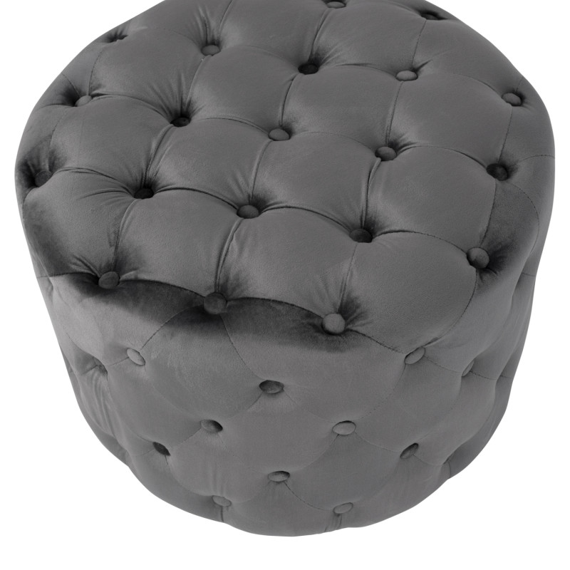 ΣΚΑΜΠΟ KASSIE ΓΚΡΙ ΒΕΛΟΥΔΟ ΤΥΠΟΥ CHESTERFIELD HM8406.01 Φ60x43Υ εκ. ΣΚΑΜΠΟ KASSIE ΓΚΡΙ ΒΕΛΟΥΔΟ ΤΥΠΟΥ CHESTERFIELD HM8406.01 Φ60x43Υ εκ.