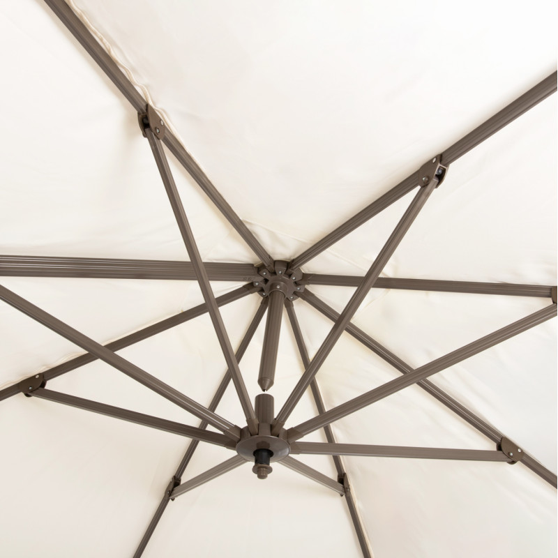 ΟΜΠΡΕΛΑ ΕΠΑΓΓΕΛΜΑΤΙΚΗ SHADER ALU ΚΡΕΜΑΣΤΗ 3X3 360 ΜΟΙΡΩΝ ME ΕΚΡΟΥ ΠΑΝΙ HM6025.01