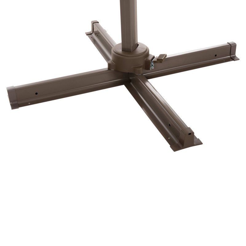 ΟΜΠΡΕΛΑ ΕΠΑΓΓΕΛΜΑΤΙΚΗ SHADER ALU ΚΡΕΜΑΣΤΗ 3X3 360 ΜΟΙΡΩΝ ME ΕΚΡΟΥ ΠΑΝΙ HM6025.01