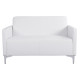 ΚΑΝΑΠΕΣ 2ΘΕΣΙΟΣ NELLIE HM3159.22 ΜΕ ΛΕΥΚΟ PU 113x71x71Υ εκ.