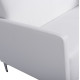 ΚΑΝΑΠΕΣ 2ΘΕΣΙΟΣ NELLIE HM3159.22 ΜΕ ΛΕΥΚΟ PU 113x71x71Υ εκ.