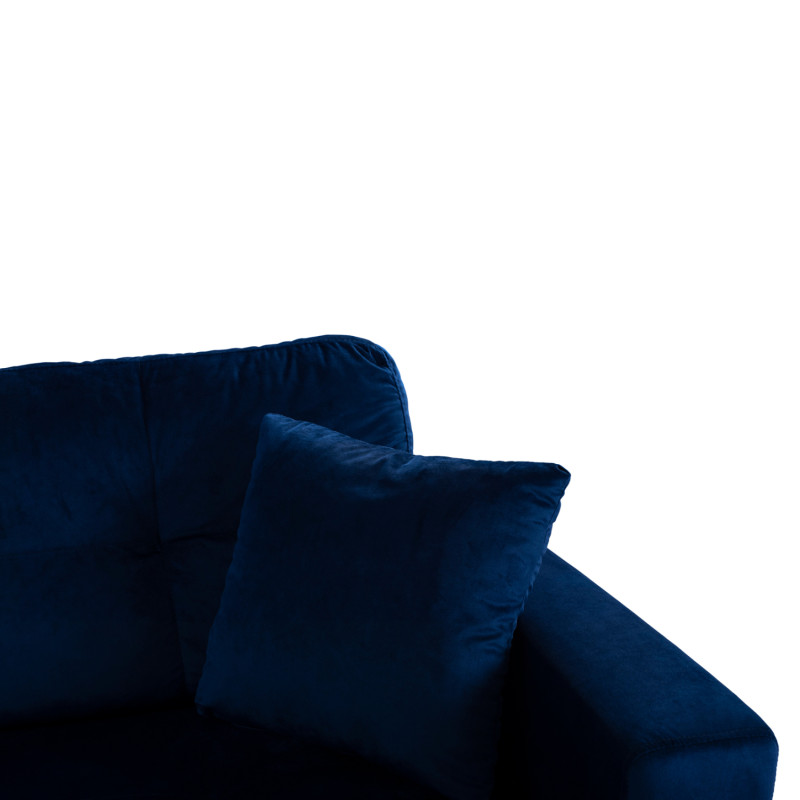 ΚΑΝΑΠΕΣ ΓΩΝΙΑ ΚΡΕΒΑΤΙ WAYNE 224x147x85Υεκ. HM3028.18 ΒΕΛΟΥΔΟ ΜΠΛΕ