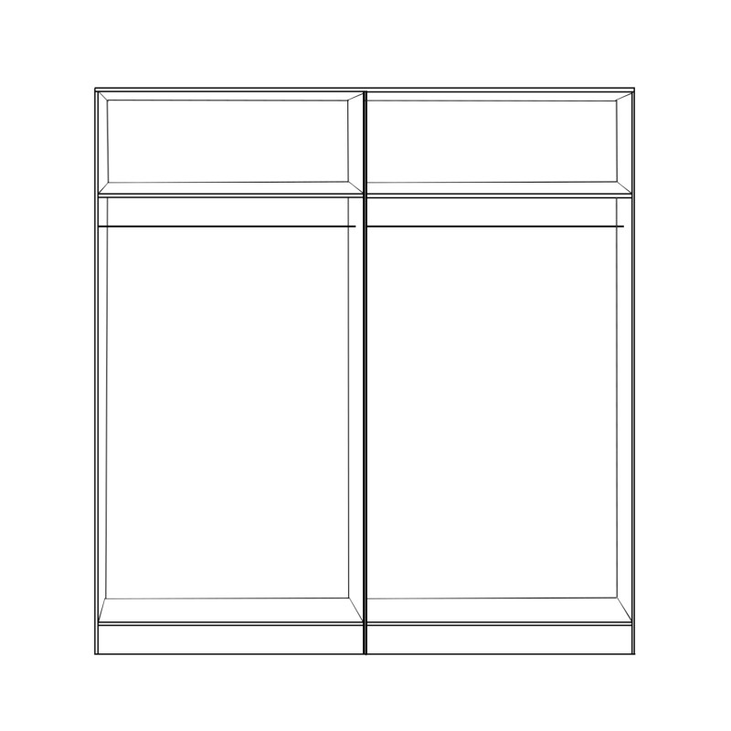 ΣΕΤ 2 ΤΜΧ ΝΤΟΥΛΑΠΑ 4ΦΥΛΛΗ SONAMA 160X42X181 HM11350.02