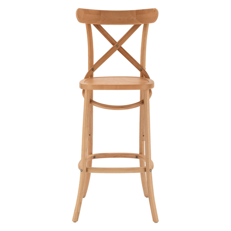 ΣΚΑΜΠΟ ΜΕΣ.ΥΨΟΥΣ GIOLIANA HM8750.01 ΑΠΟ ΟΞΙΑ ΦΥΣΙΚΟ ΜΕ PLYWOOD ΚΑΘΙΣΜΑ 46x46x101Υ εκ.