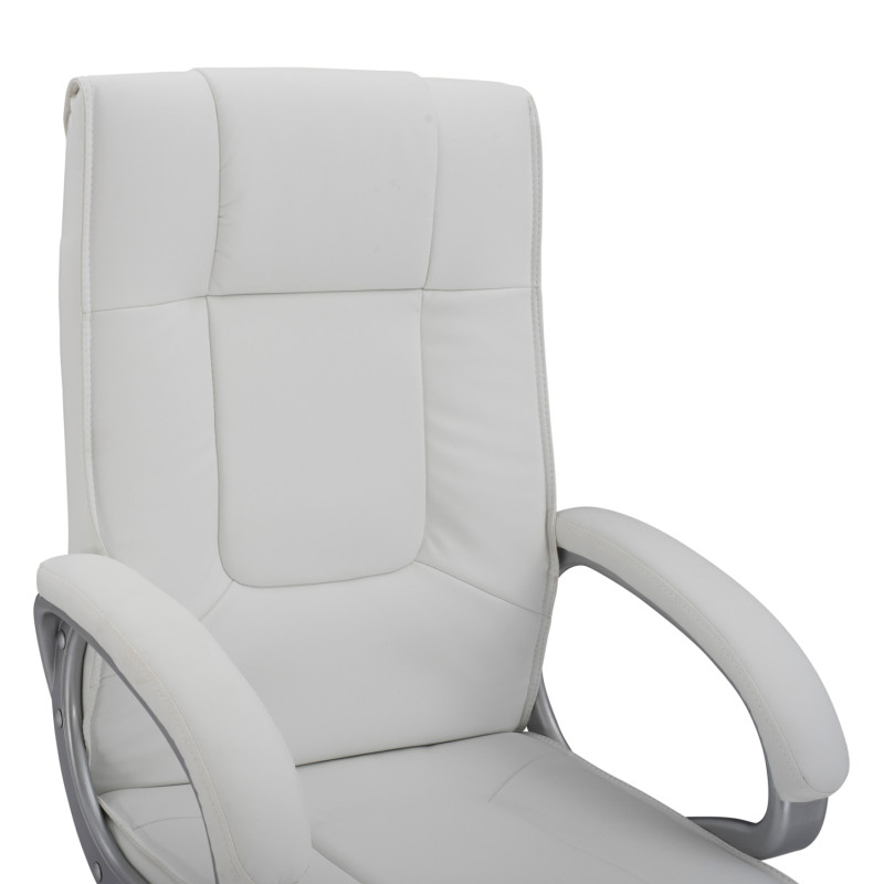 ΚΑΡΕΚΛΑ ΓΡΑΦΕΙΟΥ CHANDER HM1092.02 ΛΕΥΚΗ 63x66x116 εκ.