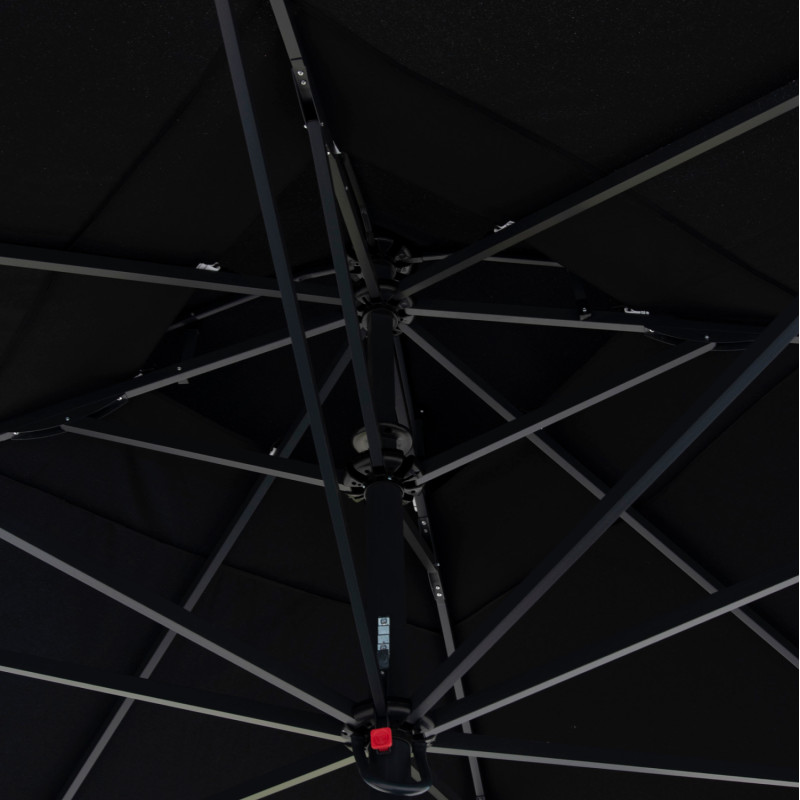 ΕΠΑΓΓΕΛΜΑΤΙΚΗ ΟΜΠΡΕΛΑ ALU ΤΗΛΕΣΚΟΠΙΚΗ HM6031.03 4x4x2,95-4Μ ΜΕ ΜΑΥΡΟ ΑΚΡΥΛΙΚΟ ΠΑΝΙ