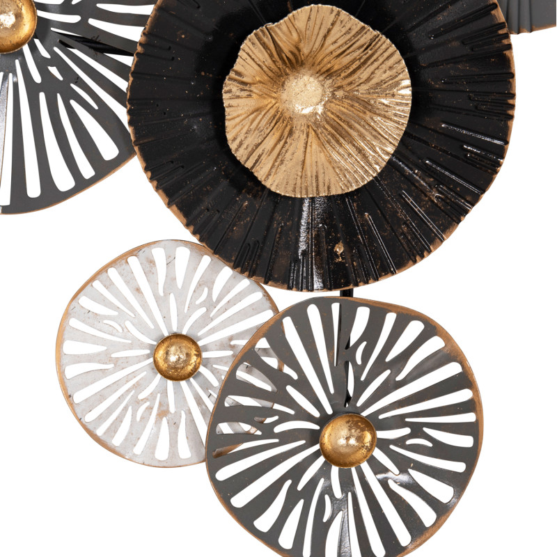 ΜΕΤΑΛΛΙΚΟ ΔΙΑΚΟΣΜΗΤΙΚΟ ΤΟΙΧΟΥ HM7170 ΓΚΡΙ ΕΚΡΟΥ ΧΡΥΣΟ 88x7x51Y εκ.