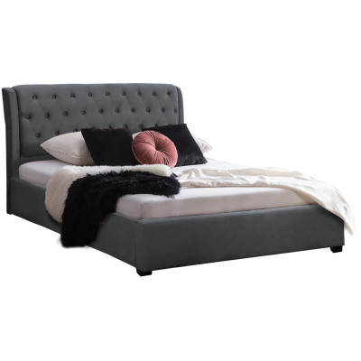 ΚΡΕΒΑΤΙ ODALYS 150X200 ΒΕΛΟΥΔΟ ΥΦΑΣΜΑ ΓΚΡΙ HM549.11 164x223x100 εκ. ΚΡΕΒΑΤΙ ODALYS 150X200 ΒΕΛΟΥΔΟ ΥΦΑΣΜΑ ΓΚΡΙ HM549.11 164x223x100 εκ.